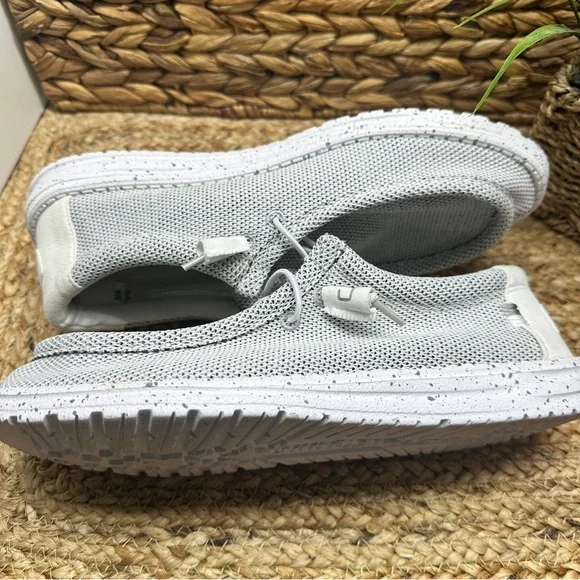 HEY DUDE Wally Sox Stone White Men’s 10 - Picture 15 of 16